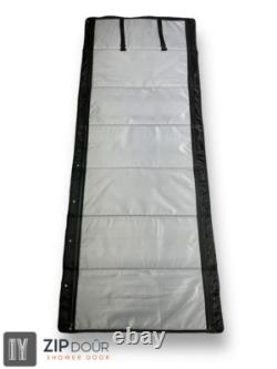 ZIPdoûr Insulated Zip Campervan Shower Door or Bulkhead Door Opening 1800x600 mm