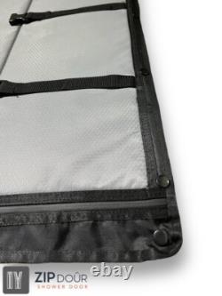 ZIPdoûr Insulated Zip Campervan Shower Door or Bulkhead Door Opening 1800x600 mm