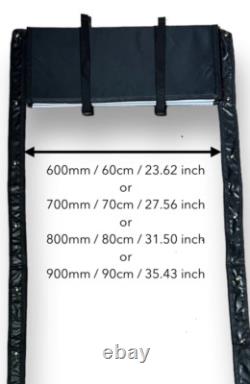 ZIPdoûr Insulated Zip Campervan Shower Door or Bulkhead Door Opening 1800x600 mm