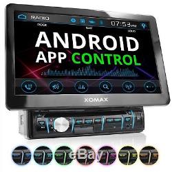 1din Android Autoradio Mit App 10 Écran Tactile 25cm Bluetooth DVD Usb Sd