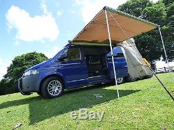 2m X 2.5m Pull Out Van Auvent 4x4 Camping Maison Extérieur Camping Extérieur Accessoire