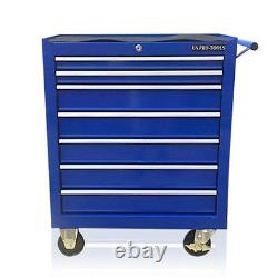 374 Us Pro Blue Tools Affordable Steel Chest Tool Box Roller Cabinet 7 Tiroirs