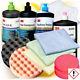 3m Politur Schleifpaste Wachs 51052 09375 09376 80345 & Polierschwamm Set 43