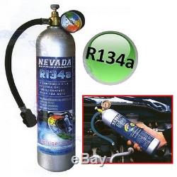 3s Kältemittel R134a 900 G Gaz Kit De Bricolage Pour Kfz Avec Manomètre Pour Diagnostic