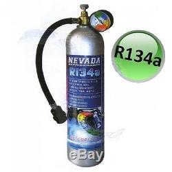 3s Kältemittel R134a 900 G Gaz Kit De Bricolage Pour Kfz Avec Manomètre Pour Diagnostic