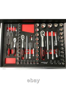 473 Nous Pro Tool Coffret Boîte Avec Bacs D'outils 6 Tiroirs Roller Cabinet 154 Pc