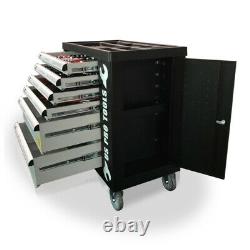 473 Nous Pro Tool Coffret Boîte Avec Bacs D'outils 6 Tiroirs Roller Cabinet 154 Pc