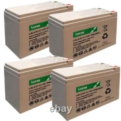 4 x batterie Lucas Lsla10-12 12 V 10 Ah