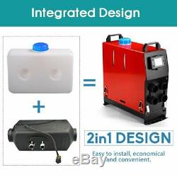 5000w 12v Air Diesel Chauffe 5kw 4 Trous Moniteur LCD Planes Camions Bateaux Bus Voitures