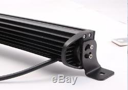 50 Pouces 288w Voiture Spot De Projection Combinée Courbée Barre De Lumière Led Conduite Hors-piste Lampe Suv