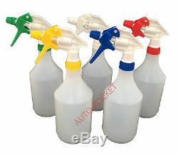 5 X Trigger Vaporisateurs 750ml, Valeting, Hydroponique, Têtes Résistant Aux Produits Chimiques