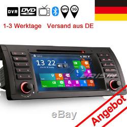 7 Autoradio Bmw 5er E39 X5 E53 M5 Gps Sat Navi Ipod Peut Bus Dvr / Dtv-in Dab + DVD