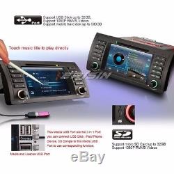 7 Autoradio Bmw 5er E39 X5 E53 M5 Gps Sat Navi Ipod Peut Bus Dvr / Dtv-in Dab + DVD