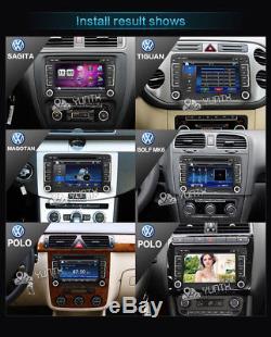 7 Autoradio Mit Gps Sat Lecteur CD / DVD Bluetooth Usb Sd Pour Vw Passat Golf