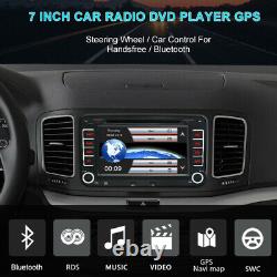 7 Stereo Car Radio DVD Gps Sat Nav Bt Pour Vw Golf Mk5 Caddy Touran Passat Seat