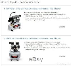 850w Silencieux Flüsterkompressor 55db Leise Ölfrei Wartungsfrei Implotex