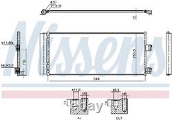 941237 Condenseur Nissens, climatisation pour Opel Vauxhall