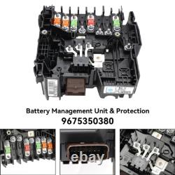 9675350380 Pour Peugeot 408 Citroën C4 Module de gestion de batterie unité de protection