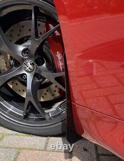 Alfa Romeo Giulia Protège-arches en fibre de carbone / Garde-boue / Bavettes