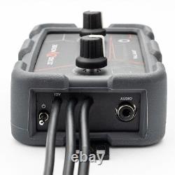 Amplificateur d'interphone ZeroNoise Valiant 9v avec batterie interne et câble d'alimentation 12v