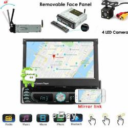Android8.0 7 Stereo Radio Voiture DVD Gps Navi Simple 1 Din Bluetooth Caméra Mp5 +