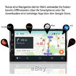 Android Autoradio Mit Navigation Navi Bluetooth 2 Din Doppel Mp3 3g Dab Tristan
