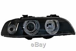 Angel Eyes Scheinwerfer Für Bmw 5er E39 Limousine Touring 96-03 Nur Halogène
