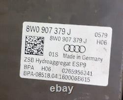 Audi A4 B9 Break Pompe ABS et Module de Contrôle 8w0907379j