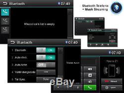 Autoradio Gps Dab + Navigation Avec Bluetooth Touchscreen Usb Sd Mp3 Doppel 2din
