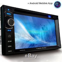 Autoradio Mit Bluetooth 2 Doppel Din DVD Usb Mp3 Navigation Dab + Navigation Bildschirm