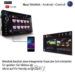 Autoradio Mit Bluetooth 2 Doppel Din DVD Usb Mp3 Navigation Dab + Navigation Bildschirm