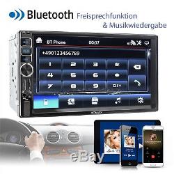 Autoradio Mit Navi Gps Usb Sd Bluetooth 7touch Moniteur Mp3 Id3 Wma Mpeg-4 2din