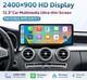 Autoradio &agrave; &eacute;cran Tactile Ultra-fin De 12,3 Pouces Avec Carplay Sans Fil Ntg5.0 Pour Mercedes-benz Classe C W205 Et Glc