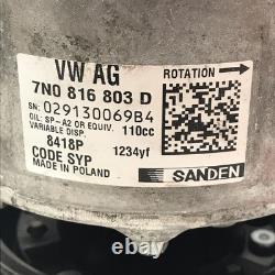 AvecAudi/Skodaa/Seat / Compresseur A/C / 05-17 / 2.0L Diesel / 7N0816803D
