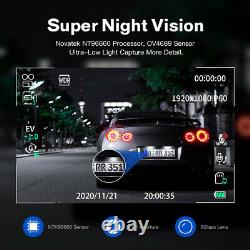 Azdome 4k 2160p Dash Cam Caméra Wifi Voiture Gps Dvr Video Recorder Night Vision