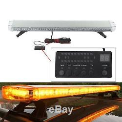 Bar Lampe Clignotant D'urgence Beacon 51 ' ' 96 Led Orange Voiture Avertissement Lumière Stroboscopique