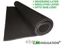 Barrière d'insonorisation en caoutchouc PeaceMAT XX4 de 4m pour réduction du bruit de plancher MLV dans un fourgon