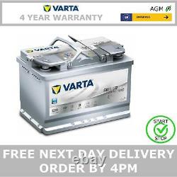 Batterie De Voiture E39 Agm 12v Varta Silver Dynamic 4 Ans Type De Garantie 096
