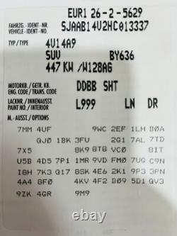 Bentley Bentayga W12 Casse 2016-2020 Mk1 (4v1) 6.0 Essence Automatique