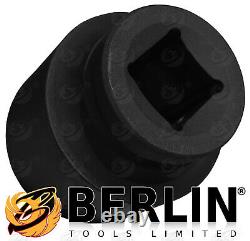 Berlin 1 Inch Drive Deep Impact Socket Set 22-50mm Hgv Long Reach Impact Socket