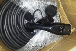 Câble de charge EV Type 2 Male à Type 2 Femme 20m 7.4kW Monophasé Stock UK Neuf