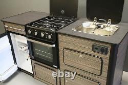 Campervan/van Conversion Unit, Triplex Oven & Grill, Smev 8005 Sink, Réfrigérateur 12v