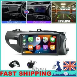 Carplay pour Toyota Hilux 2015-2023 Radio stéréo WIFI GPS Navigation par satellite 64 Go