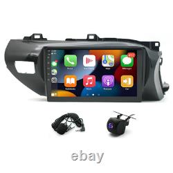 Carplay pour Toyota Hilux 2015-2023 Radio stéréo WIFI GPS Navigation par satellite 64 Go