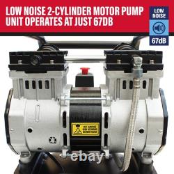 Compresseur vertical à entraînement direct sans huile 3hp 100l faible bruit SIP DD