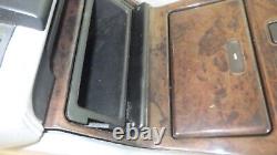 Console centrale BMW E38 avec finition en bois gris Série 7 Sport