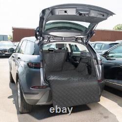 Convient pour Range Rover Evoque Tapis de coffre matelassé avec protection pour chien sur mesure (2023 et plus récent) 633