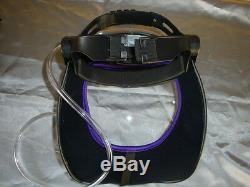 Crusader Lite Air Fed Visor, Masque De Peinture En Aérosol
