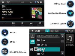 Dab + Autoradio Mit Navigation Navi Bildschirm Écran Tactile CD Usb 2din Bluetooth