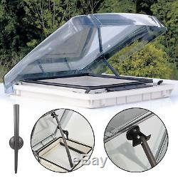 Dachhaube Remis Remitop Vista 40 X 40 CM Klar + Décaline Dichmittel Für Wohnwagen